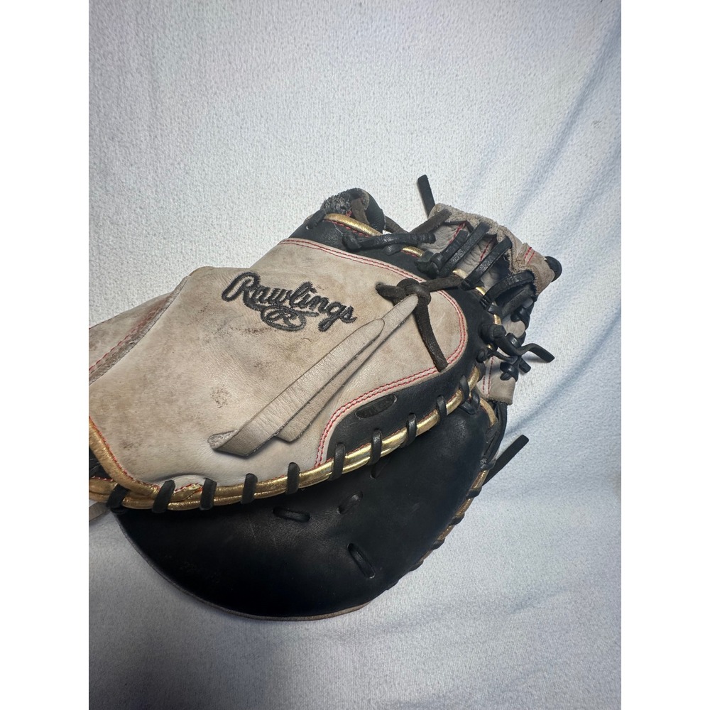 Rawlings Heart of the Hide 33 Catcher Mitt PROCM33-23BGS Black Gold Grey